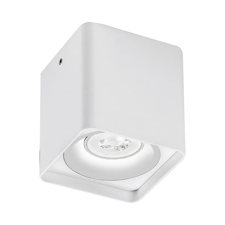 ROSSINI RSSKUB006B DOWNLIGHT A PLAFONE QUADRATO BIANCO GU10