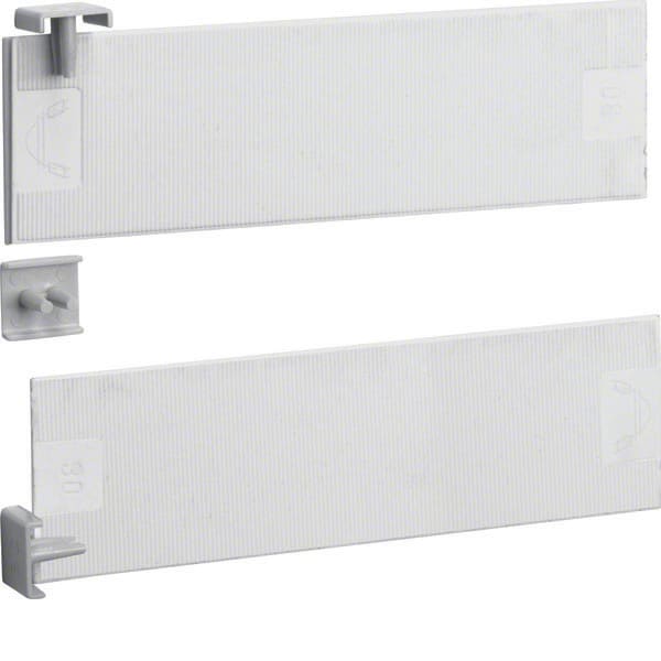 HAGER - HAGKZ022 Endkappen, 2-polig, Satz = 10 Stuck