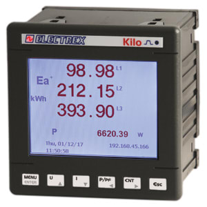 AKSE SRL AKSPFNK9-1Q5D9-121 KILO NET 96 PQ WEB LOG 16 85÷265V 2DI 2D