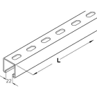 DIETZEL - DIE035433 Ankerschiene, gelocht, Schlitzweite 18 m