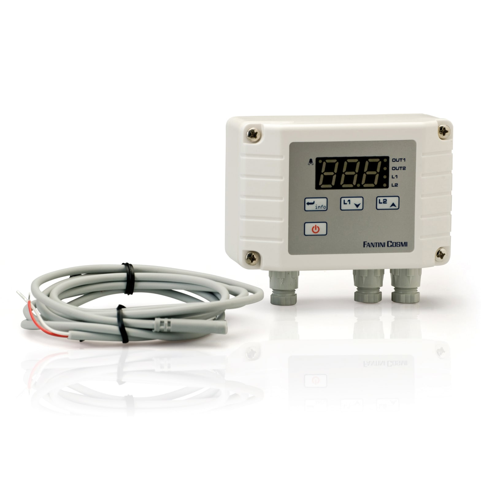 FANTINI COSMI SPA - FANL04BM2A TERMOREG. DA PARETE + NTC 10K 230V 2 USC