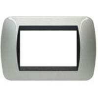 BTICINO BTIL4803AL LIVING INT - PLACCA 3 POSTI ALLUMINIO