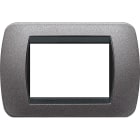 BTICINO BTIL4803GF LIVING INT - PLACCA 3 POSTI GRAFITE
