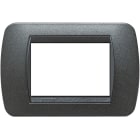 BTICINO - BTIL4803GFN LIVING INT - PLACCA 3P GRAFITE NERO