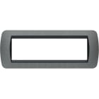 BTICINO BTIL4807GF LIVING INT - PLACCA 7 POSTI GRAFITE