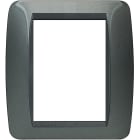 BTICINO BTIL4826AC LIVING INT - PLACCA 3+3 POSTI ACCIAIO SC