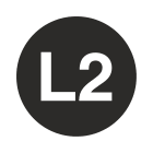 GRAFOPLAST SRL - GRALA20015F1 TONDA L2 W/B VINYL AD D=13 208PZ/FG