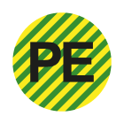 GRAFOPLAST SRL - GRALA20029F1 TONDA PE Y/G VINYL AD D=20 98PZ/FG