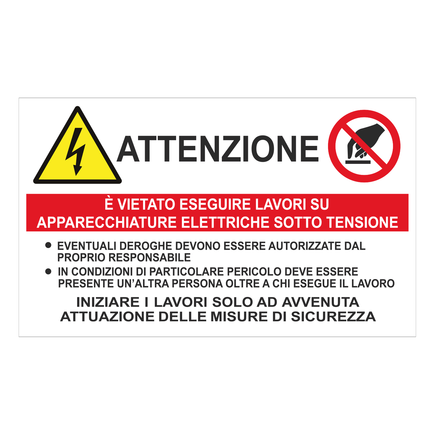 GRAFOPLAST SRL GRALAX10070F1 PREVENZIONE INFORTUNI PC ADES 80X48 10P