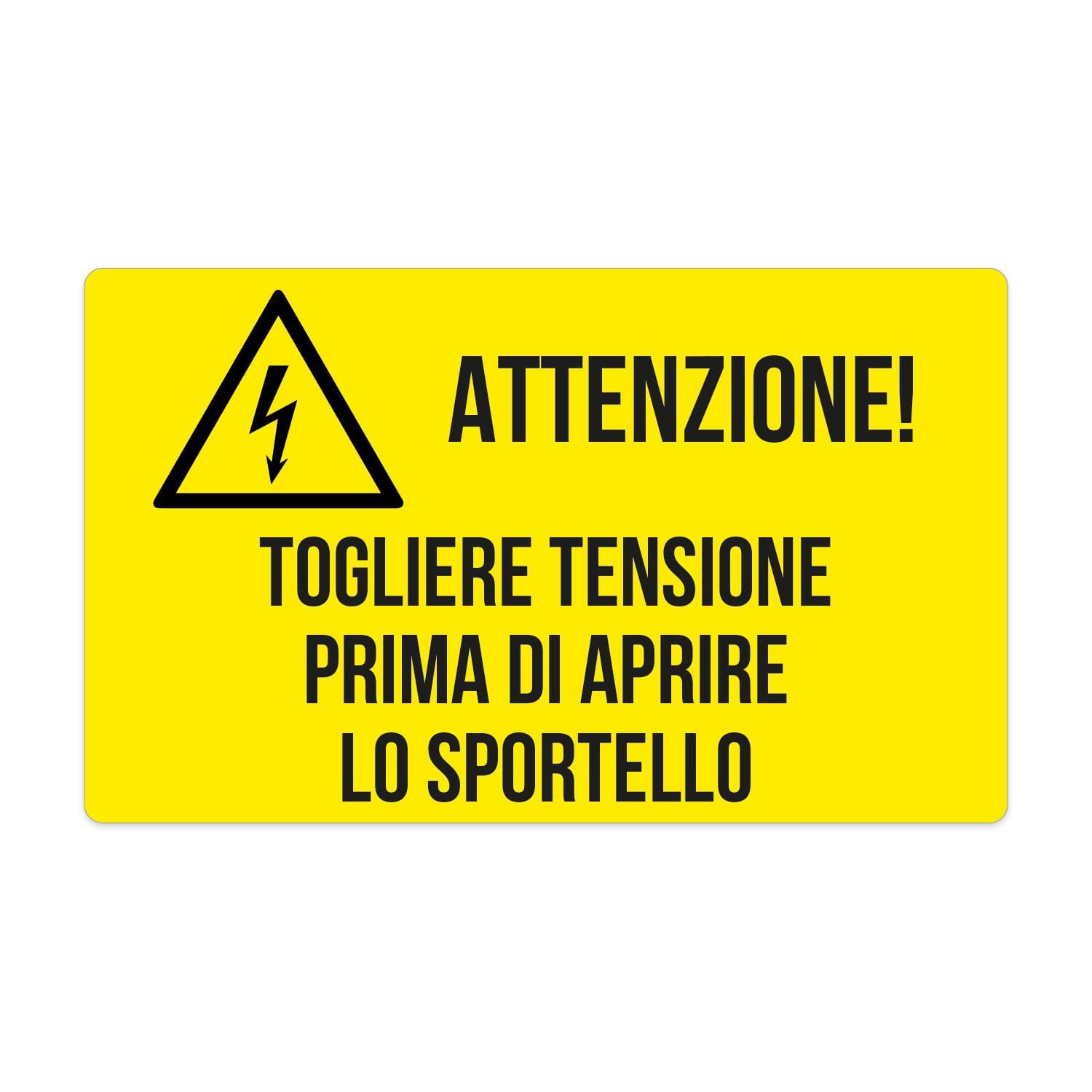 GRAFOPLAST SRL GRALAX13090F1 ATTENZIONE TOGLIERE ... PC AD 100X60 7PZ
