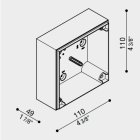 LOMBARDO LOMLB1300001 BOX DERIVAZIONE KOBO NERO