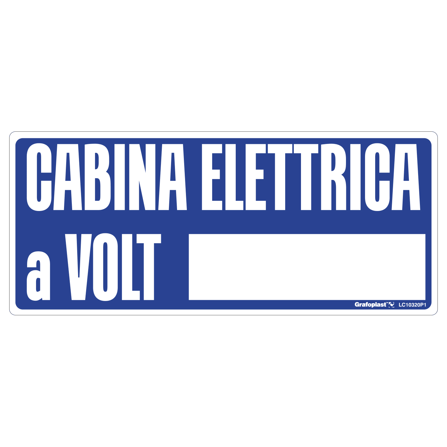 GRAFOPLAST SRL GRALC10310P1 CABINA ELETTRICA A VOLT___ PVC 350X150 1