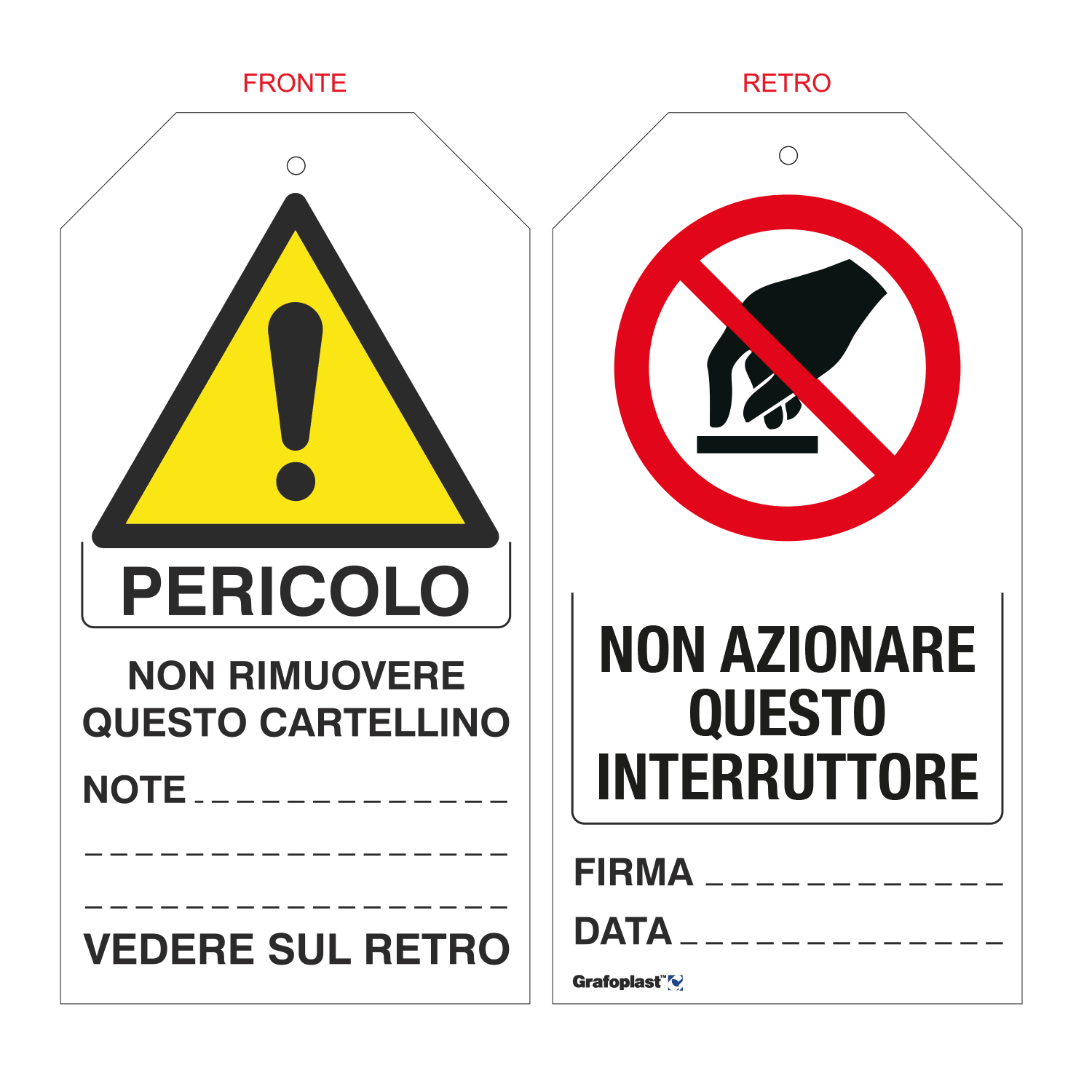 GRAFOPLAST SRL - GRALC17130P1 NON AZIONARE... PVC F/RETRO 78X148 6PFG