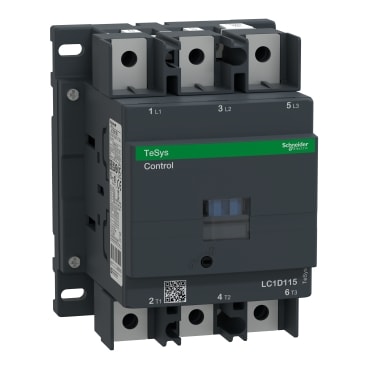SCHNEIDER ELECTRIC - SNRLC1D1156FD TeSys D contactor - 3P(3 NO) - AC-3 - <= 440 V 115 A - 110 V DC standard coil
