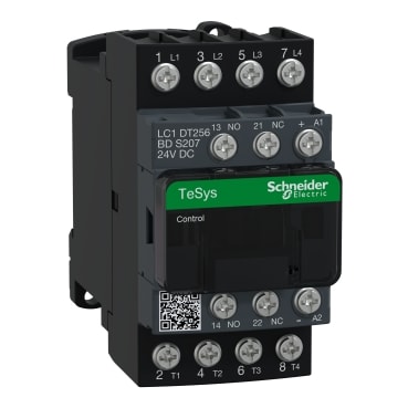 SCHNEIDER ELECTRIC SNRLC1DT256BDS207 CONTATTORE 25A 24VDC CAP OC 4P