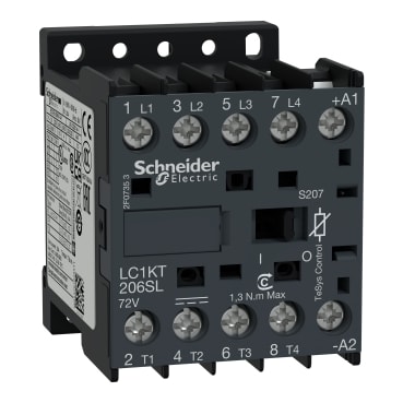 SCHNEIDER ELECTRIC SNRLC1KT206SLS207 CONTATTORE K 4P AC3 440V 20A - 72 V