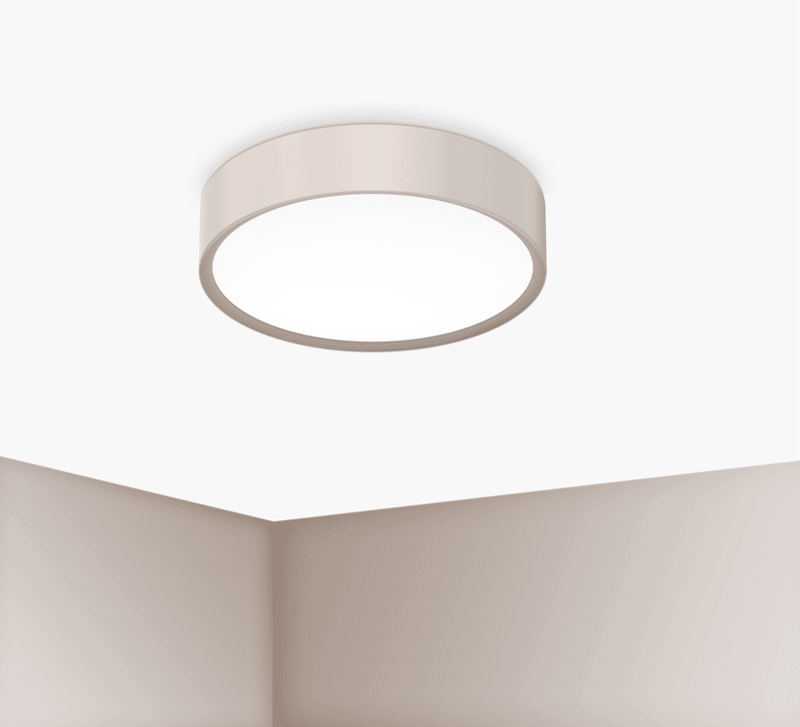 CENTURY ITALIA SRL - CUYBCL-1730SA PLAF. BLANCA LUXE 300MM SABBIA