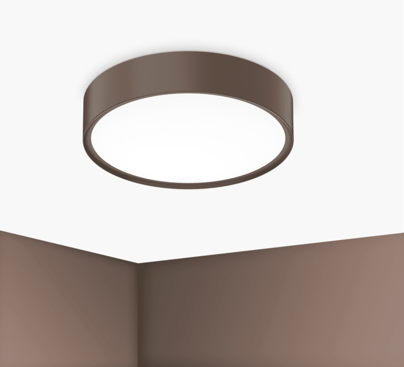 CENTURY ITALIA SRL CUYBCL-2440CO PLAF. BLANCA LUXE 400MM CORTEN