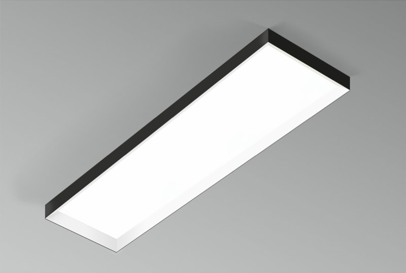 CENTURY ITALIA SRL CUYKIT-PLFS120N KIT PLAFONE DECO BIANCO-NERO 300X1200X7