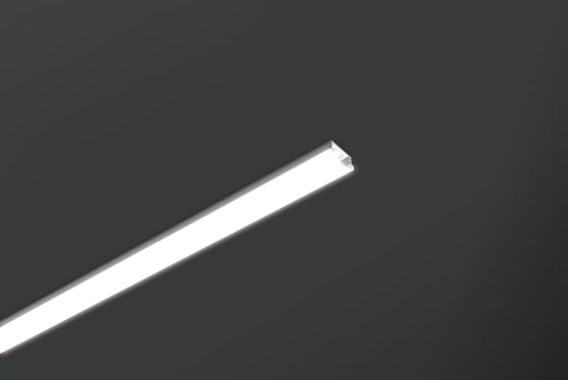 CENTURY ITALIA SRL - CUYKPRS-1611N PROFILO IN ALLUMINIO - SUPERFICIE - NERO