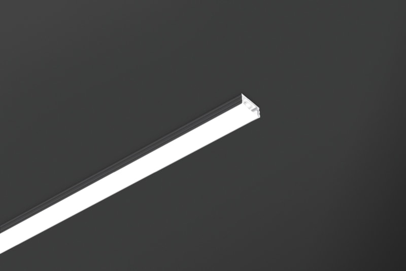 CENTURY ITALIA SRL - CUYKPRS-1708N PROFILO IN ALLUMINIO - SUPERFICIE - NERO