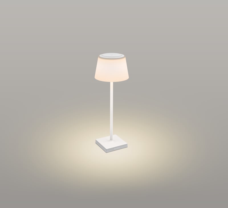 CENTURY ITALIA SRL - CUYMRGBI-043830 LAMP. DA TAVOLO MARG RICAR. BIANCO