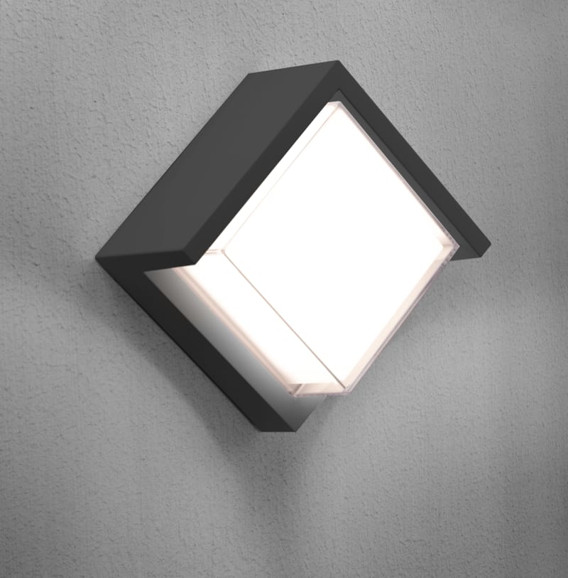 CENTURY ITALIA SRL - CUYPACGR-101640 PLAFONIERA LED PURA CUBE ANTRACITE