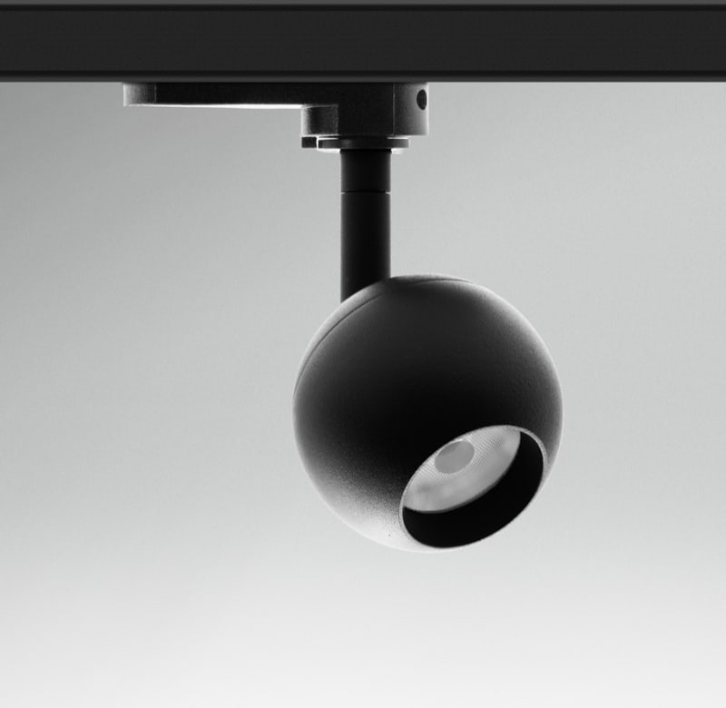 CENTURY ITALIA SRL CUYRGMSNE-106530 SPOTLIGHT LED REGIA MINI SFERA NERO