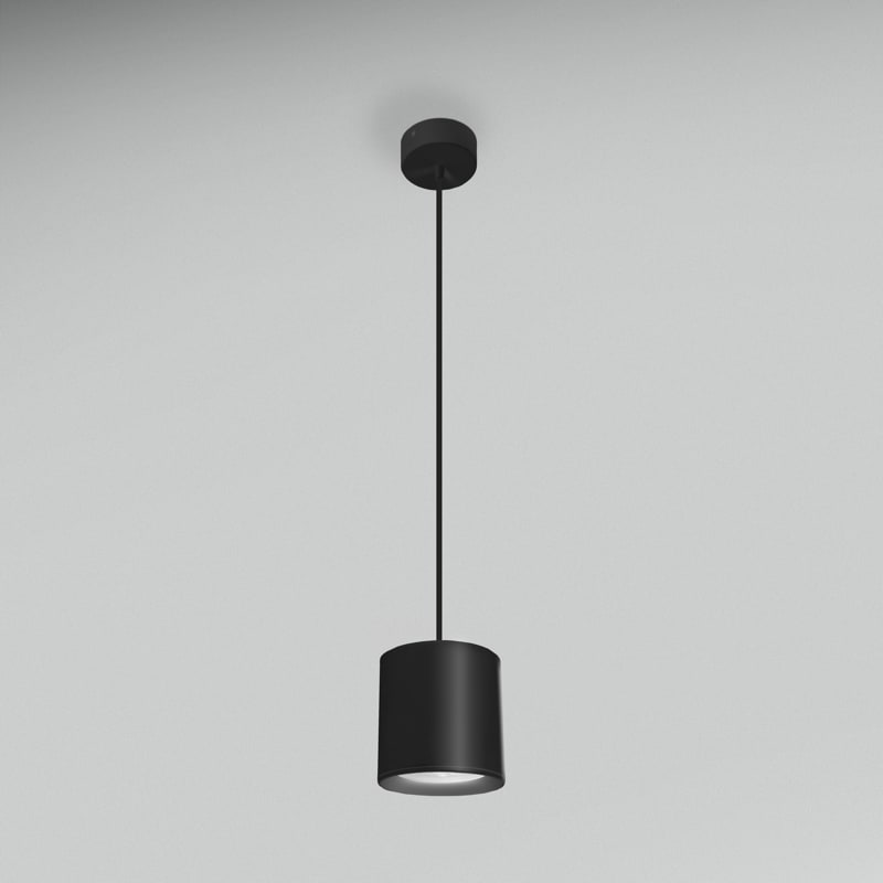 CENTURY ITALIA SRL CUYRNDNEP-1511040 SOSP.INTERNO LED RONDO NERO