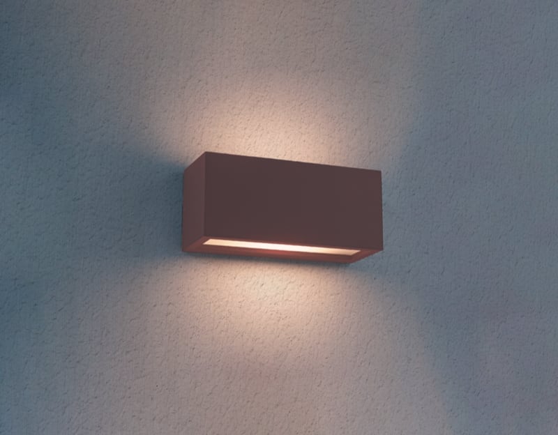 CENTURY ITALIA SRL - CUYRVCO-E27 APPLIQUE LED REVERSO CORTEN