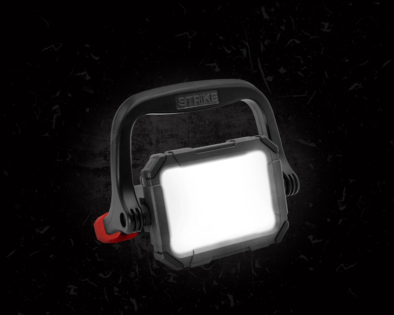 CENTURY ITALIA SRL - CUYSTK-M2500 PROIETTORE PORT. LED STRIKE BATT. RICAR.