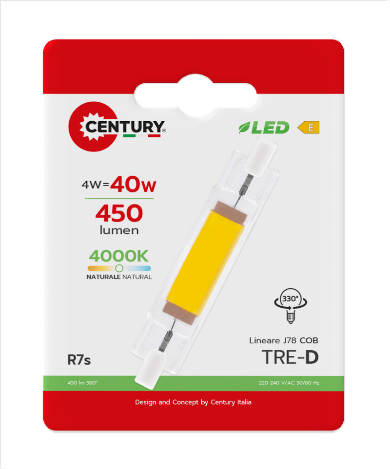CENTURY ITALIA SRL - CUYTRCOB-047840BL LAMP. LED TRE-D COB