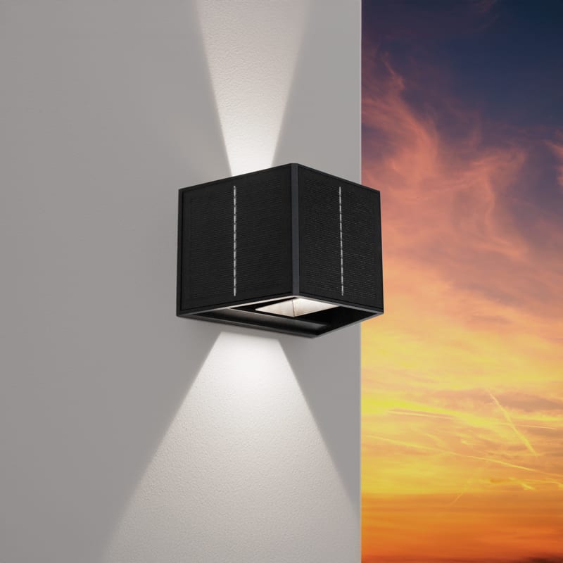CENTURY ITALIA SRL CUYUDSOL-091540 APPLIQUE LED UP&DOWN SOLARE QUADRATO NE