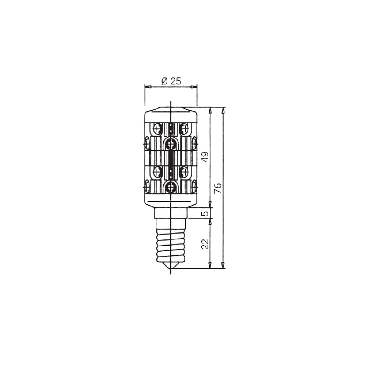 SIRENA - SIR28472 LD 205 EXL E14 V240 AC2