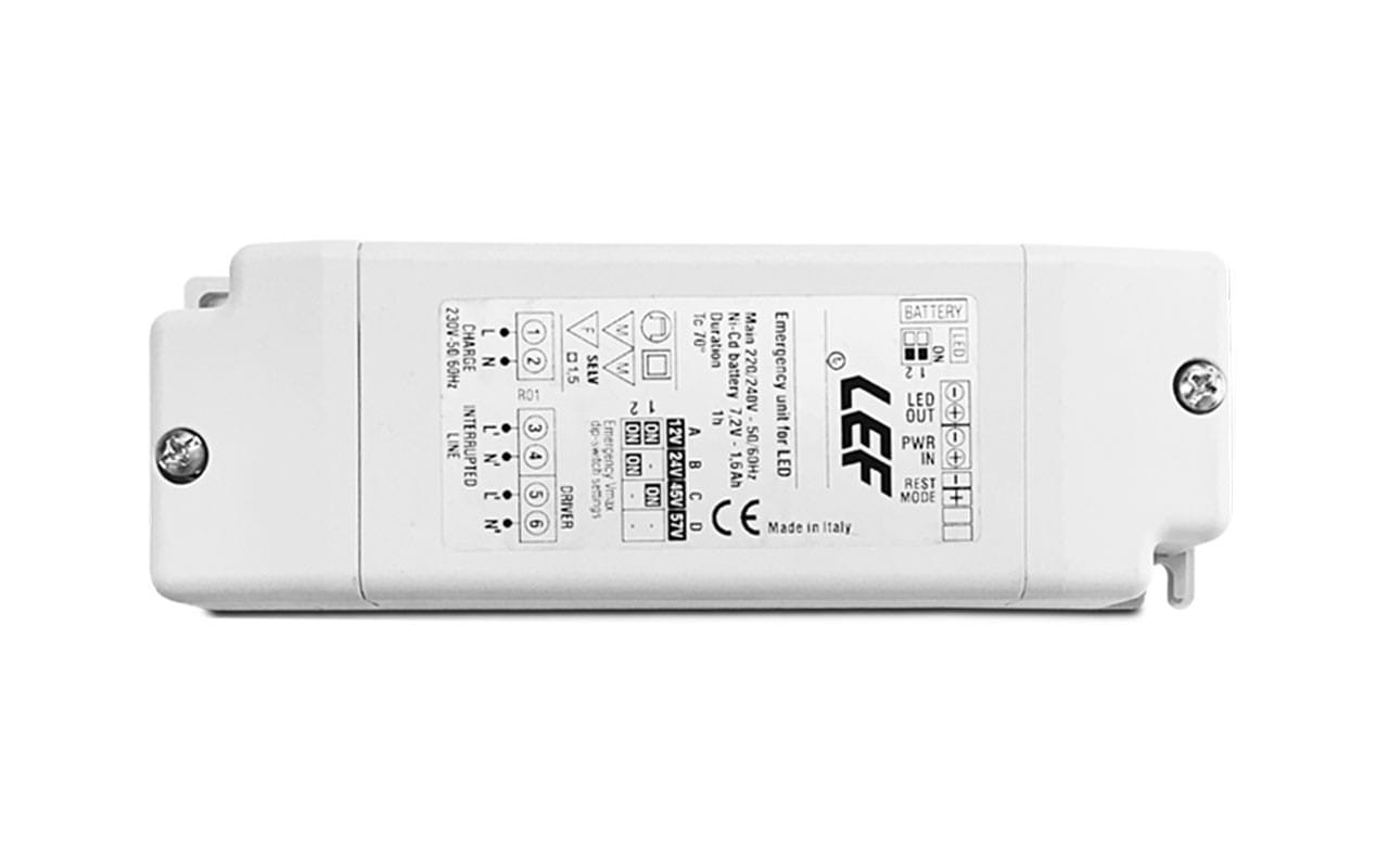 LEF LIGHTING SRL LEFLE20071 KIT EMER. LED 58-200V 1 ORA CL.2