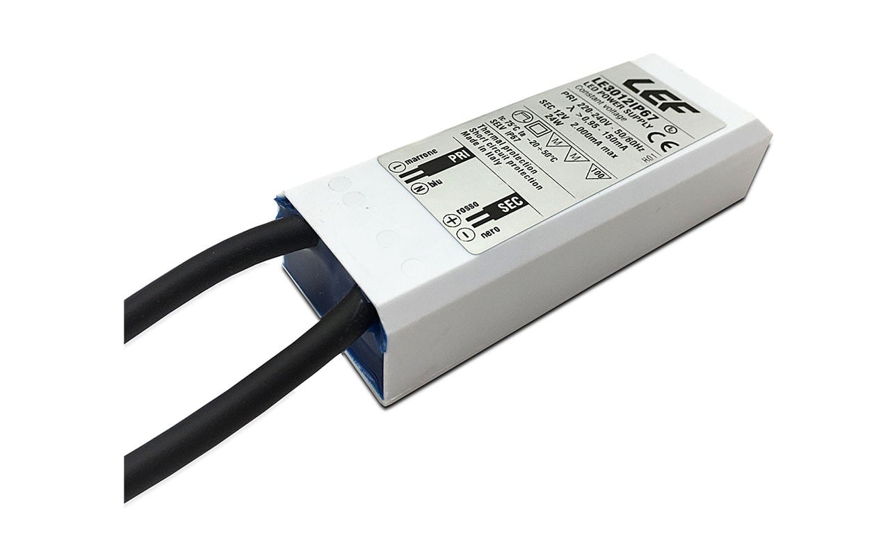 LEF LIGHTING SRL LEFLE3012IP67 ALIM. LED TENS. COSTANTE 30W 12VDC IP67