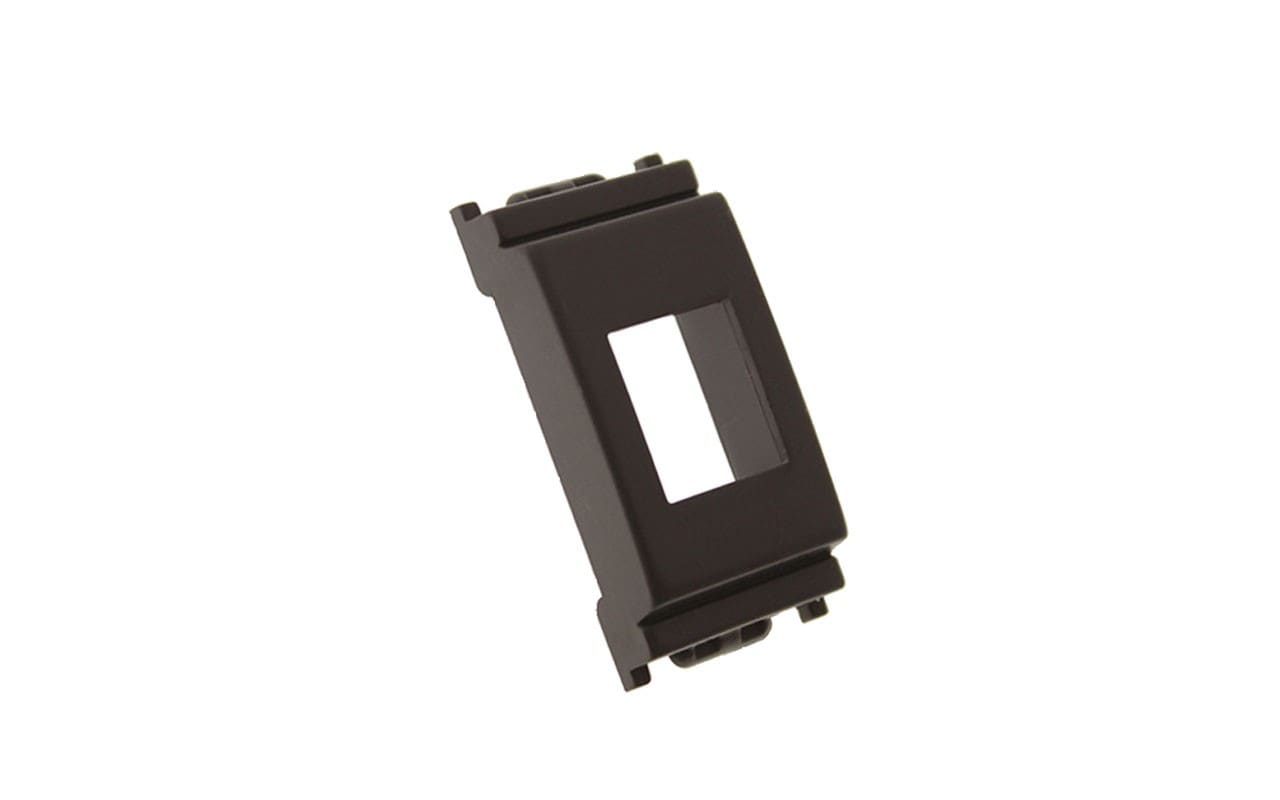 LEF LIGHTING SRL LEFLEFVM6525AK ADATTATORE KEYSTONE VIMAR IDEA NERO
