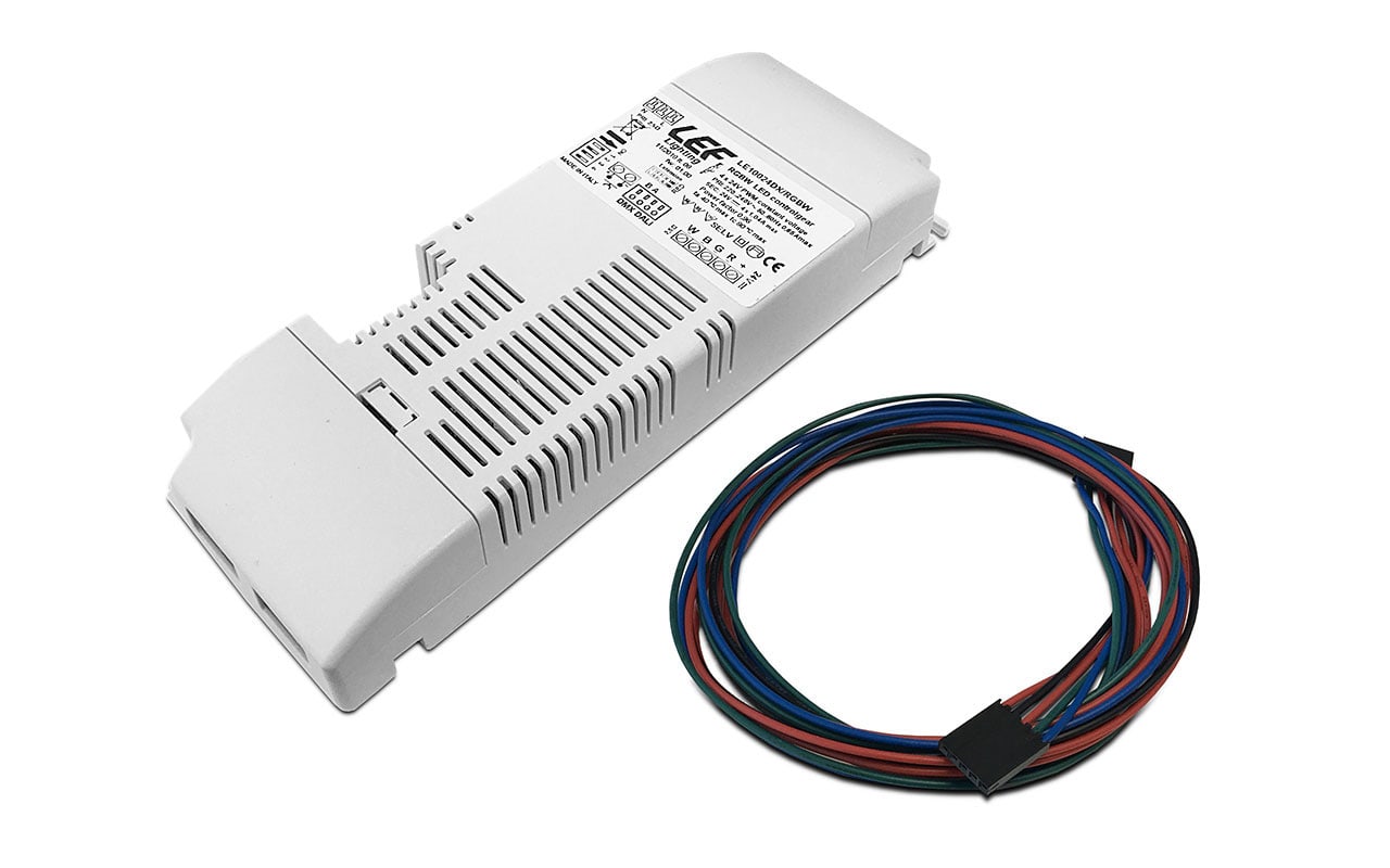 LEF LIGHTING SRL LEFLE10024DX/RGBW ALIM. LED 100W CV 24VDC RGBW DIM. IP20