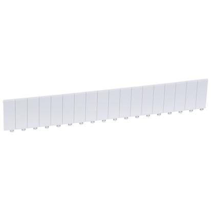 LEGRAND - LEG001665 Abdeckstreifen, 18 Module, Lichtgrau, Te