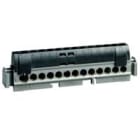 LEGRAND - LEG004854 Klemmenleiste IP 20, schwarz, 1x 6 bis 2