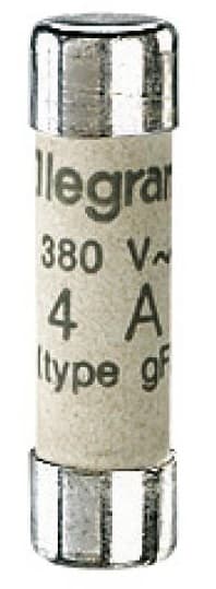 LEGRAND - LEG011306 FUSIBILI CILIND.-GG BCR 8,5X23- 6A S/SEG