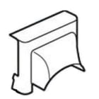 LEGRAND LEG032805 DLP-DERIV.SOPRAP 92X20 MINI 60/75X20