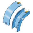 LEGRAND - LEG31APC150X P31-CURVA IN DISCESA 90? 150X75 INOX