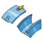 LEGRAND - LEG31ARC200Z P31-CURVA IN DISCESA 30? 200X75 Z