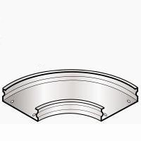 LEGRAND LEG31BIB050Z P31-CURVA PIANA 90? BASE 50X50 Z