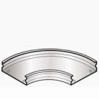LEGRAND LEG31BIB050C P31-CURVA PIANA 90? BASE 50X50 Z/C