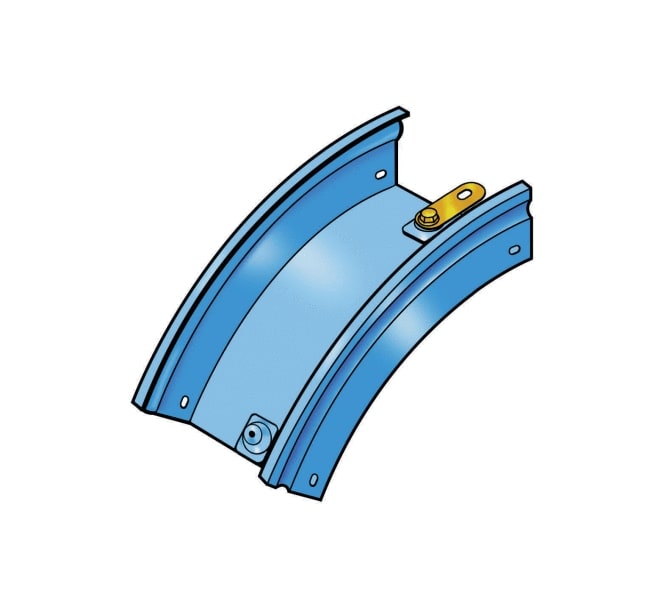 LEGRAND LEG31BRB050Z P31-CURVA IN DISCESA 30? BASE 50X50 Z