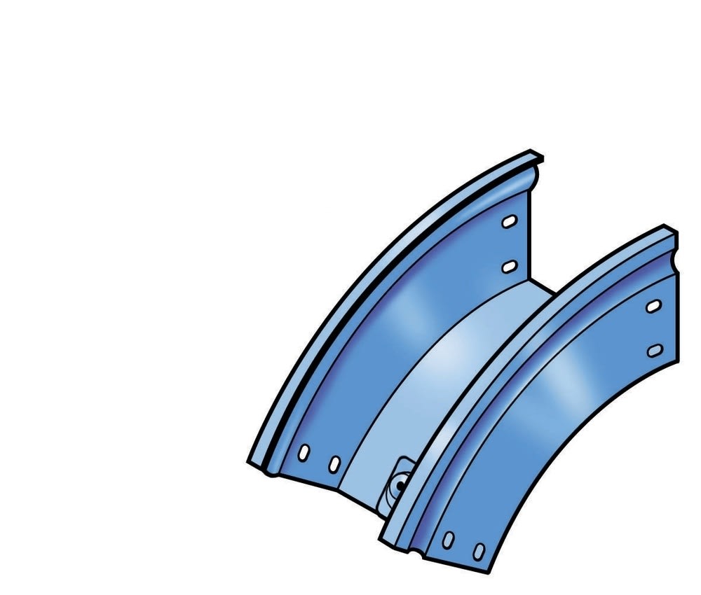 LEGRAND - LEG31BQC200Z P31-CURVA IN DISCESA 45? BASE 200X75 Z