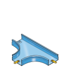 LEGRAND - LEG31BSB050Z P31-DERIVAZIONE PIANA A T BASE 50X50 Z