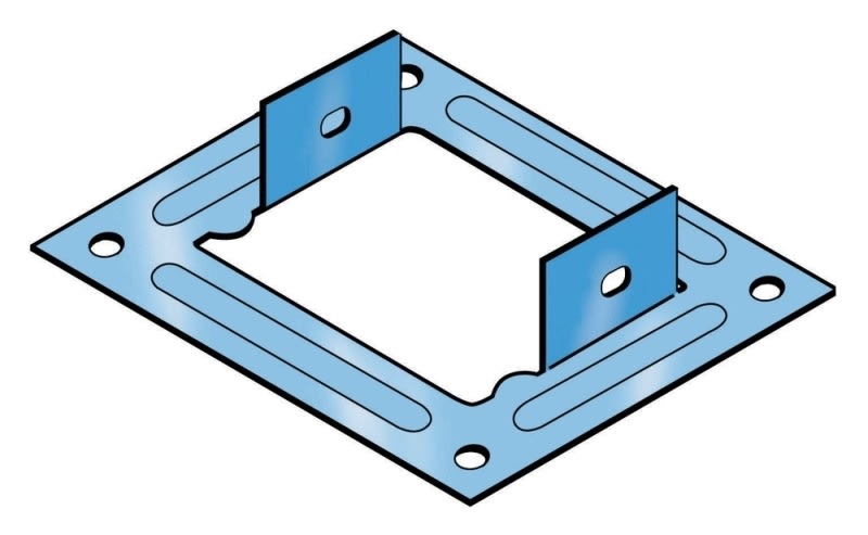 LEGRAND - LEG31X9BL51G P31-FLANGIA ATTACCO A QUADRO 50X50 GP